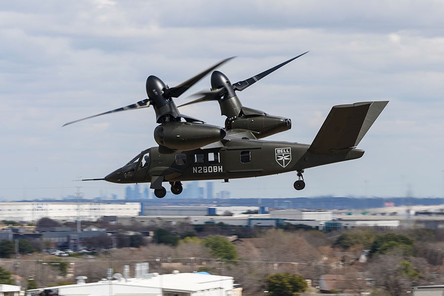 オスプレイの進化形と言われるベルV-280「バロー」（画像：Bell）。
