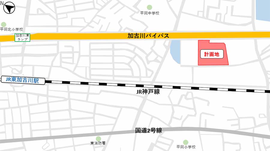 物流施設「加古川平岡町NKビル」の完成イメージ（画像：JR西日本不動産開発）。