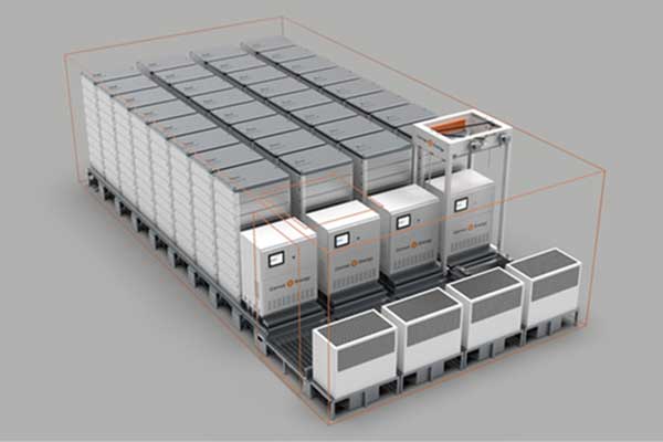 Corvus Energy社製船舶向け電力貯蔵システム「Blue Whale」（画像：住友商事）。