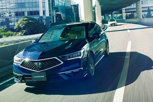 国土交通省から自動運転レベル3の型式指定を取得したホンダ「レジェンド」(画像:ホンダ)。