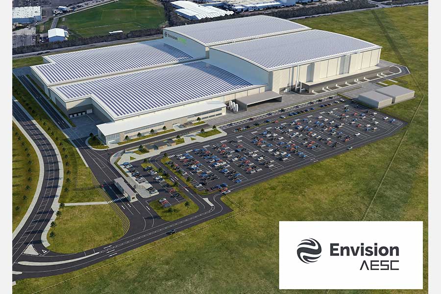 エンビジョンAESC社（画像：日産）。