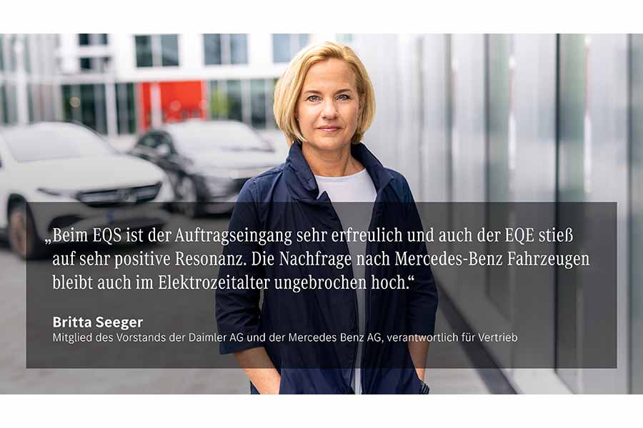 2021年第1四半期～第3四半期の業績（画像：ダイムラー）。