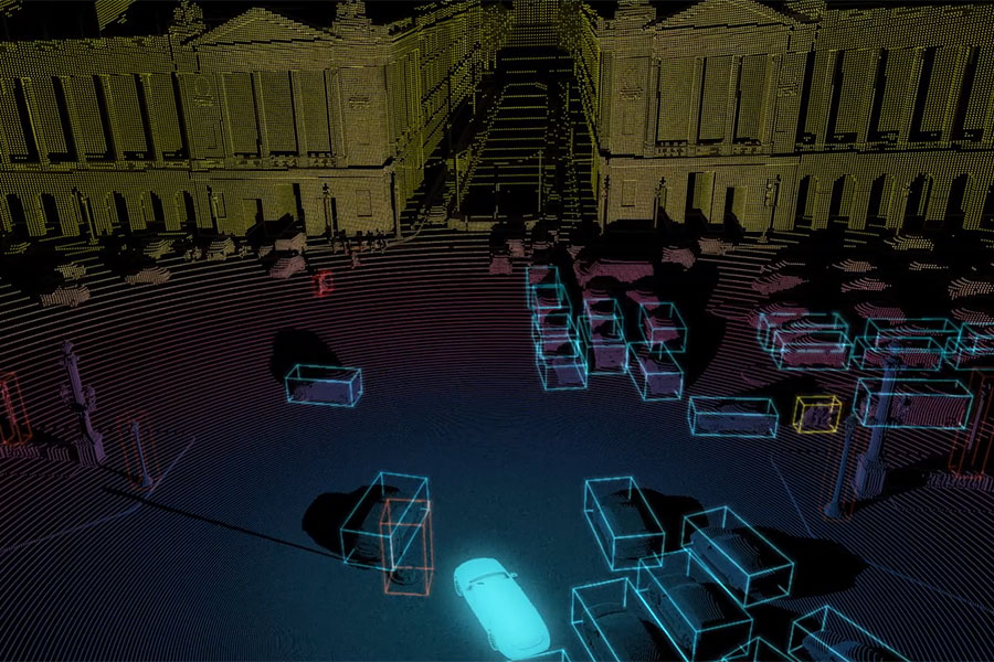 ヴァレオが発表した次世代ライダーの動作イメージ（画像：ヴァレオ）。