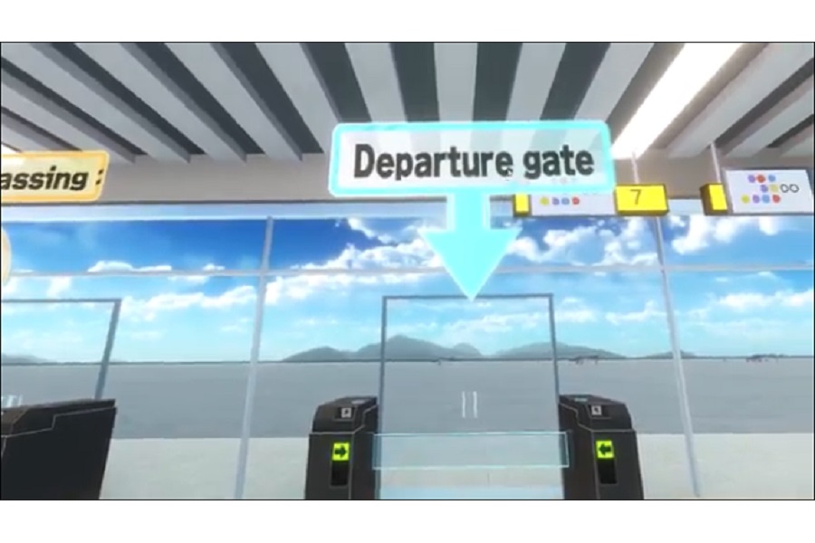 搭乗口（画像：（C）Dream On、Deloitte Tohmatsu Group、三菱地所）。