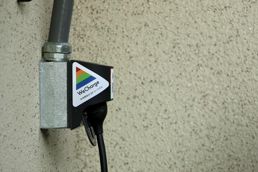 WeCharge対応EVコンセント（画像：ユビ電）。