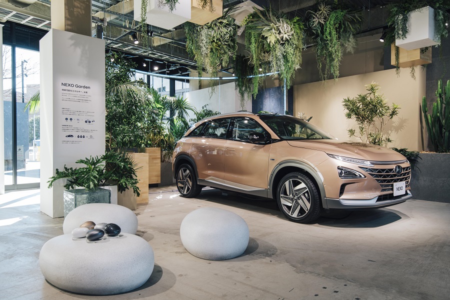 原宿にオープンした韓国ヒョンデのショールーム（画像：Hyundai Mobility Japan）