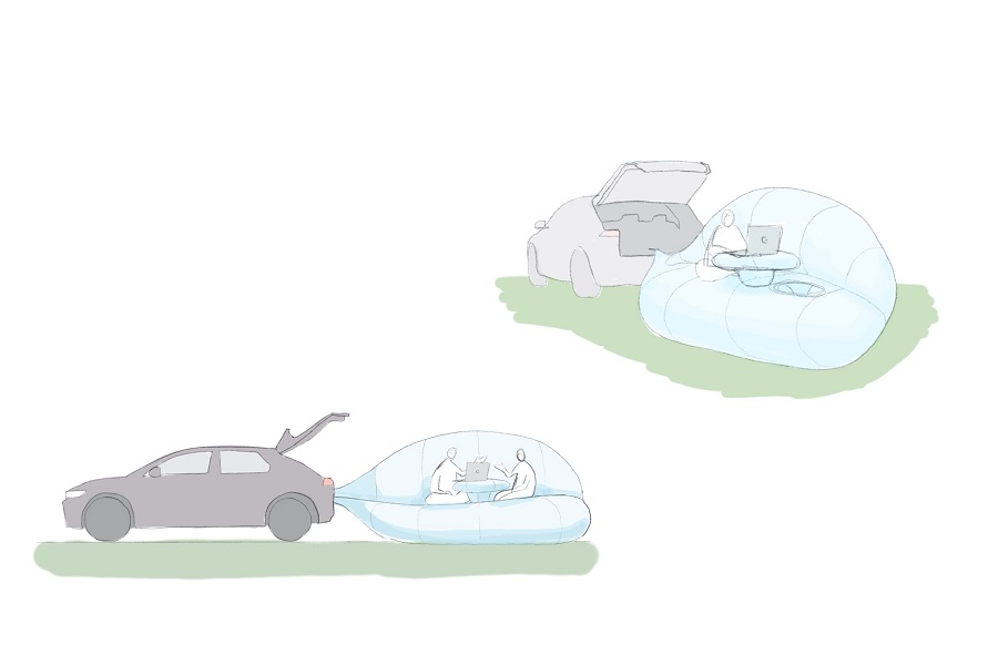 韓国ヒョンデのZEVの利用イメージ（画像：Hyundai Mobility Japan）