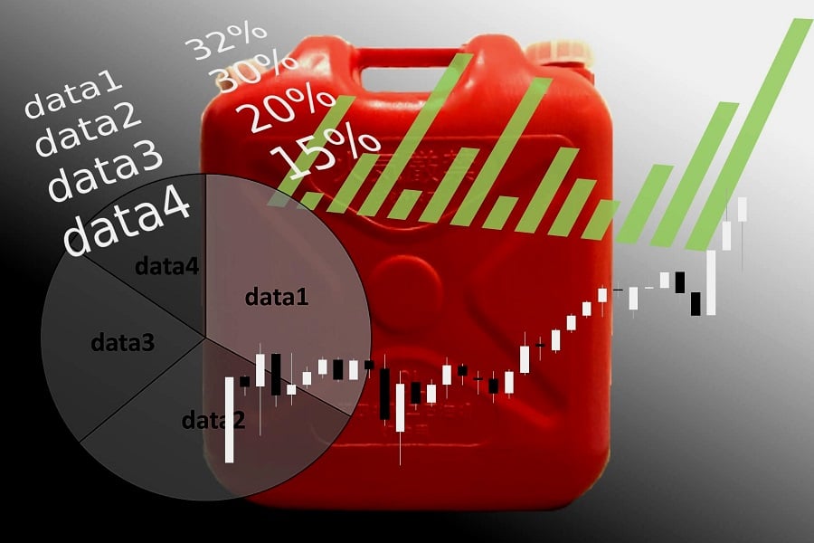 高騰する原油価格のイメージ(画像:写真AC)
