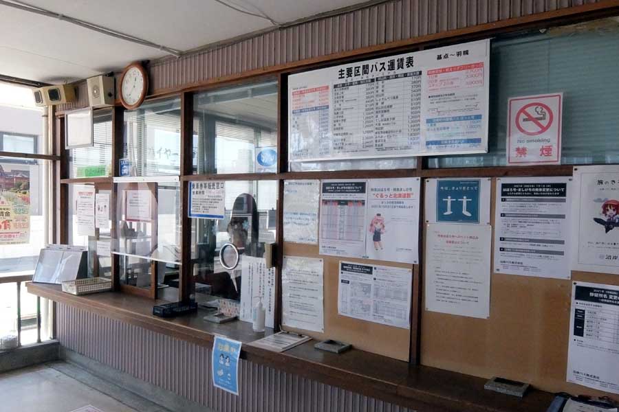 北海道北部を走る沿岸バスとその風景（画像：碓井益男）