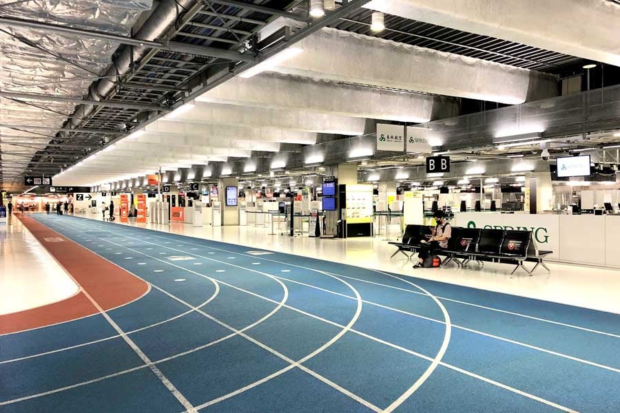 成田空港の第3ターミナル。利用客はまだ少ない。2021年9月撮影（画像：シカマアキ）