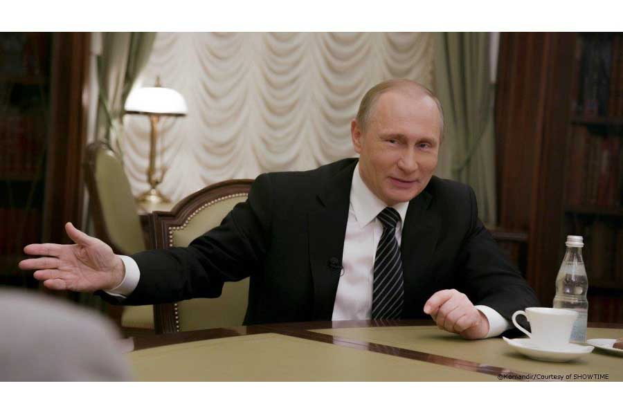 ドキュメンタリー専門チャンネル「ナショナル ジオグラフィック」で放送されたインタビュー番組『プーチン大統領が語る世界』（画像：FOXネットワークス）