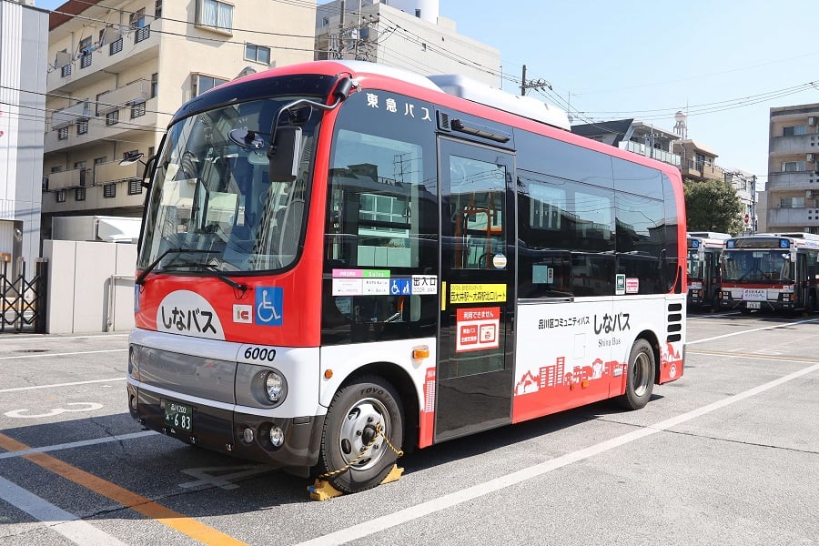 品川区のコミュニティバス「しなバス」（画像：品川区）