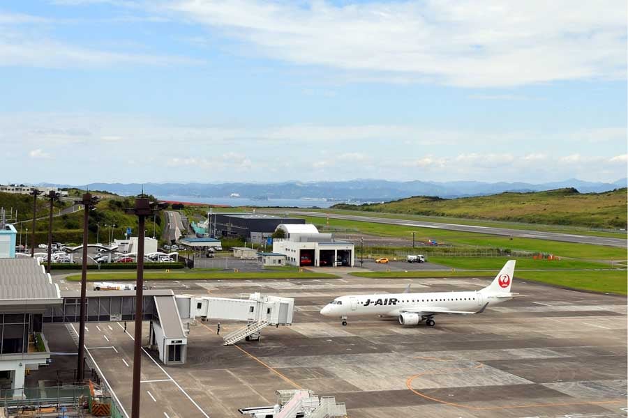 和歌山県の南紀白浜空港。羽田便が1日3往復ある（画像：シカマアキ）