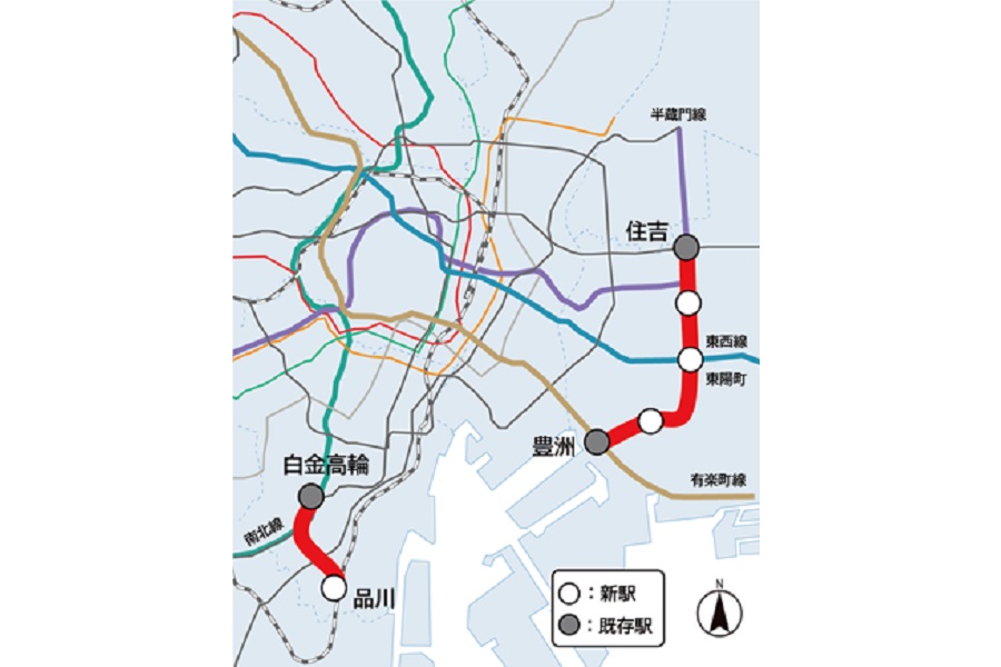東京メトロ有楽町線・南北線の延伸計画（画像：東京メトロ）