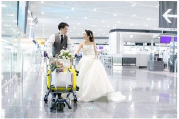 成田空港フォトウェディングのイメージ（画像：GPA）