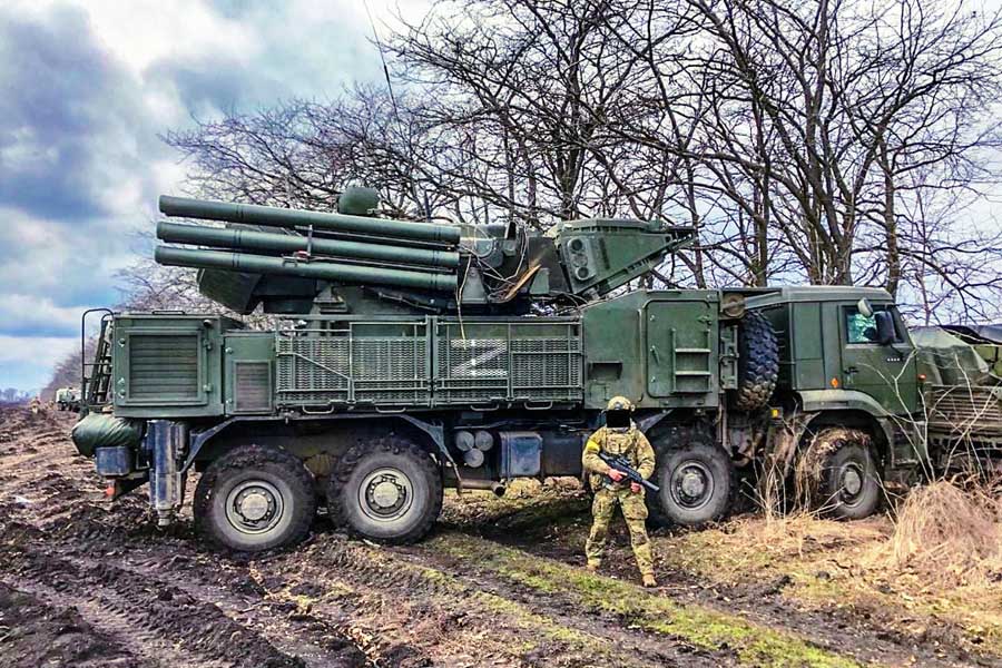 KamAZ製8輪トラック搭載の装輪タイプ（画像：ウクライナ軍参謀本部）