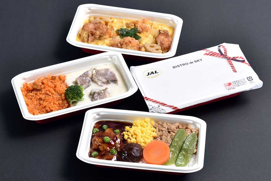 「BISTRO de SKY」第12弾 JAL国際線 こだわりの機内食シリーズ3種（画像：JAL）