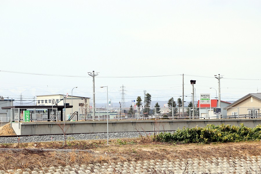 2022年3月に開業した宗谷本線の名寄高校駅(画像:写真AC)