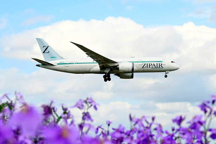 JALの完全子会社のLCCブランド「ZIPAIR Tokyo」（画像：シカマアキ）