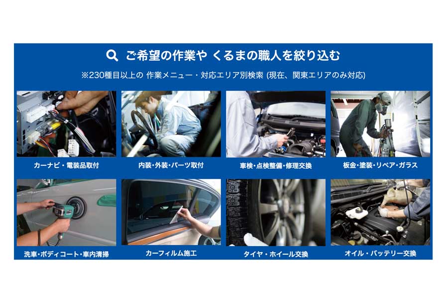 「くるまの職人net」のサービス概要（画像：カスタメディア）