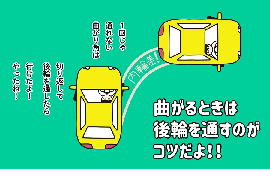 車体に特大イラストが描かれた教習車（画像：瀬田月輪自動車教習所）