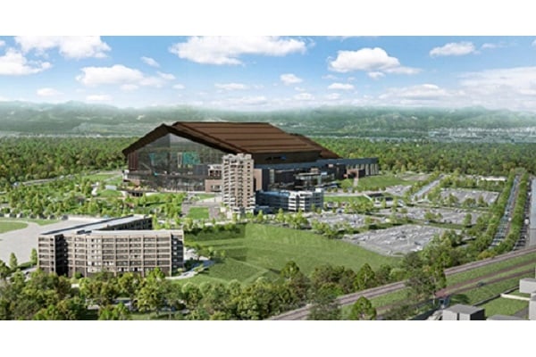 「北海道ボールパークFビレッジ」の完成予想図（画像：北海道日本ハムファイターズ）