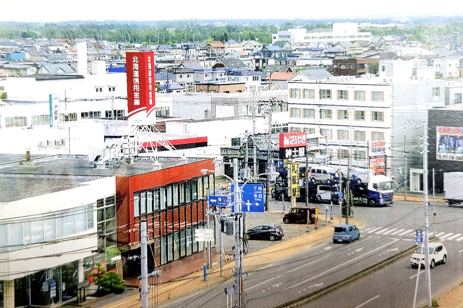 北広島市の市街（画像：合田一道）