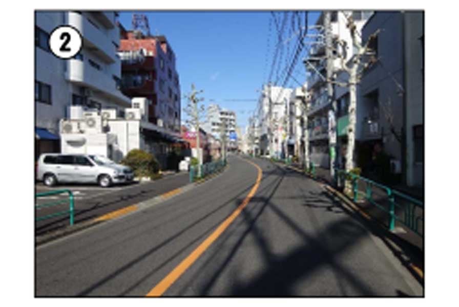 拡幅が進められている西荻窪の北銀座通り（画像：杉並区）