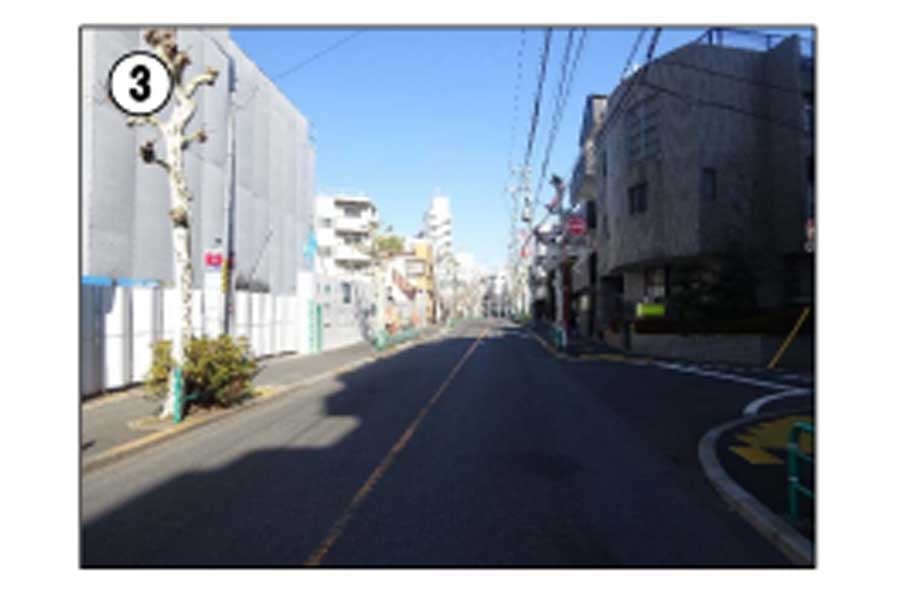 拡幅が進められている西荻窪の北銀座通り（画像：杉並区）