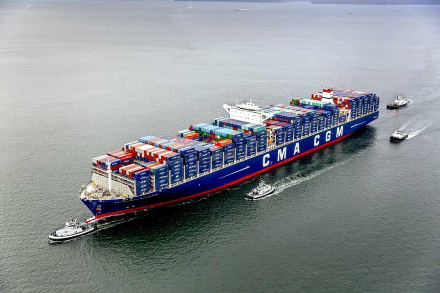 CMA-CGMのコンテナ船（画像：CMA-CGM）