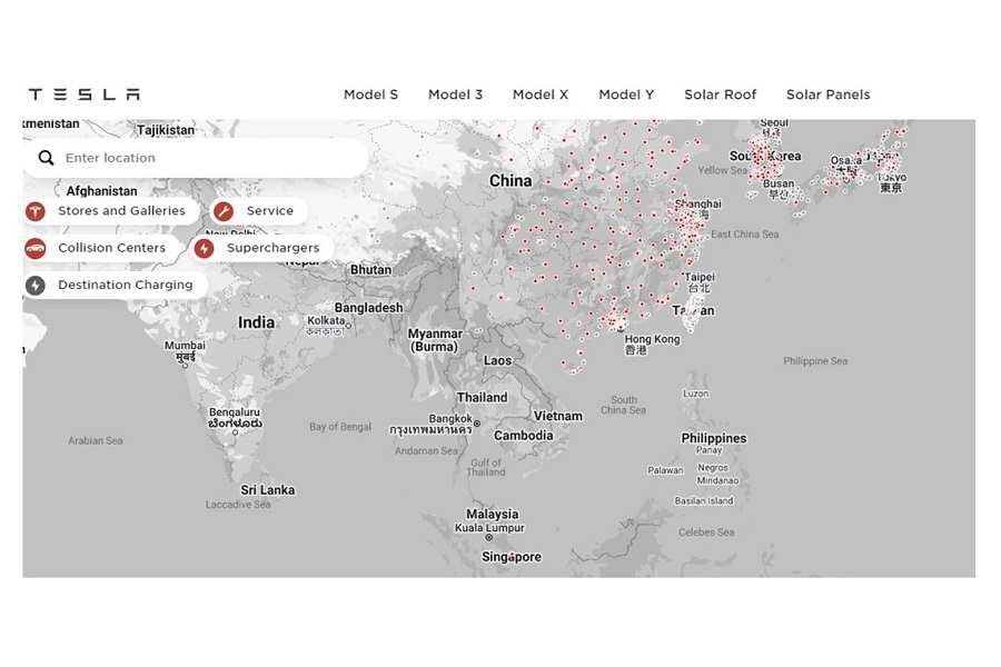 東南アジアでテスラが正式に進出しているのは、シンガポール（画像：Tesla）