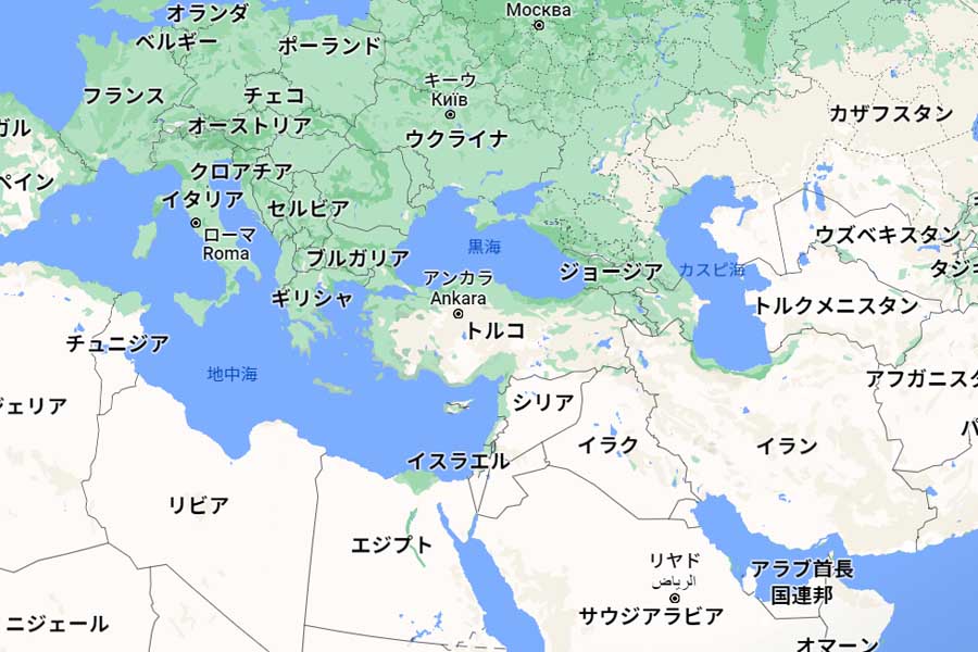 トルコ(画像:(C)Google)