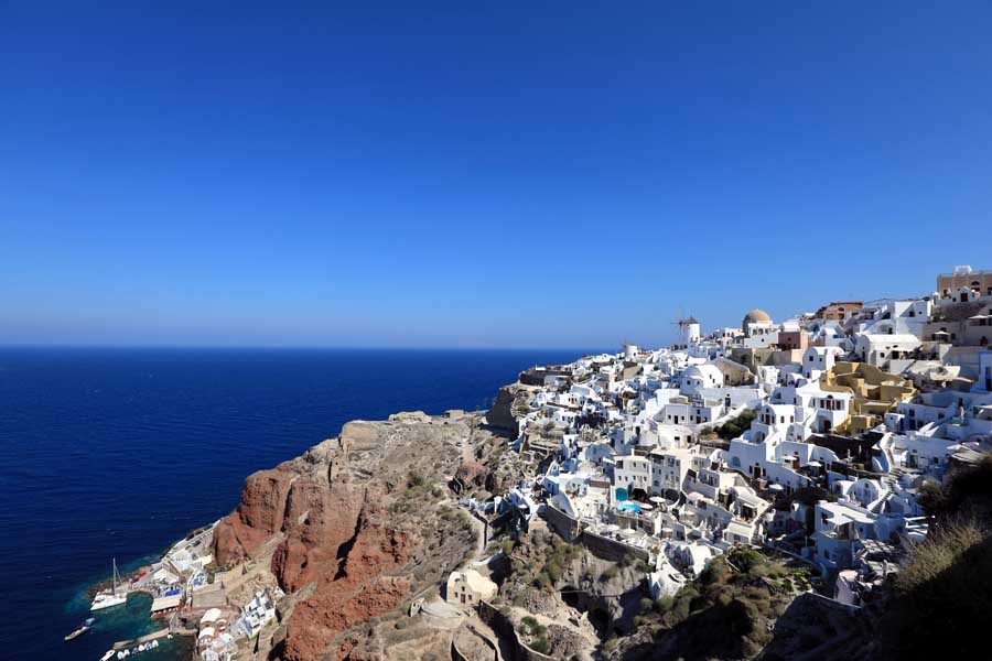 ギリシャ「サントリーニ島」（画像：写真AC）