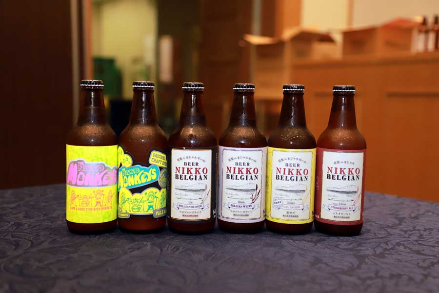 商品開発を進めているオリジナルのクラフトビール（画像：東武鉄道）
