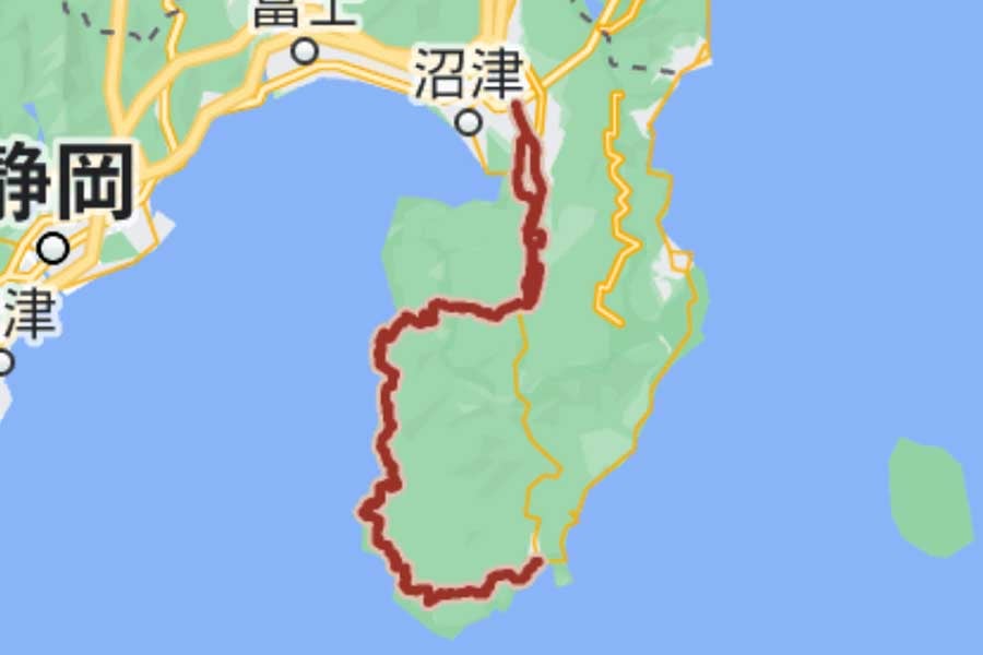 国道136号（画像：(C)Google）