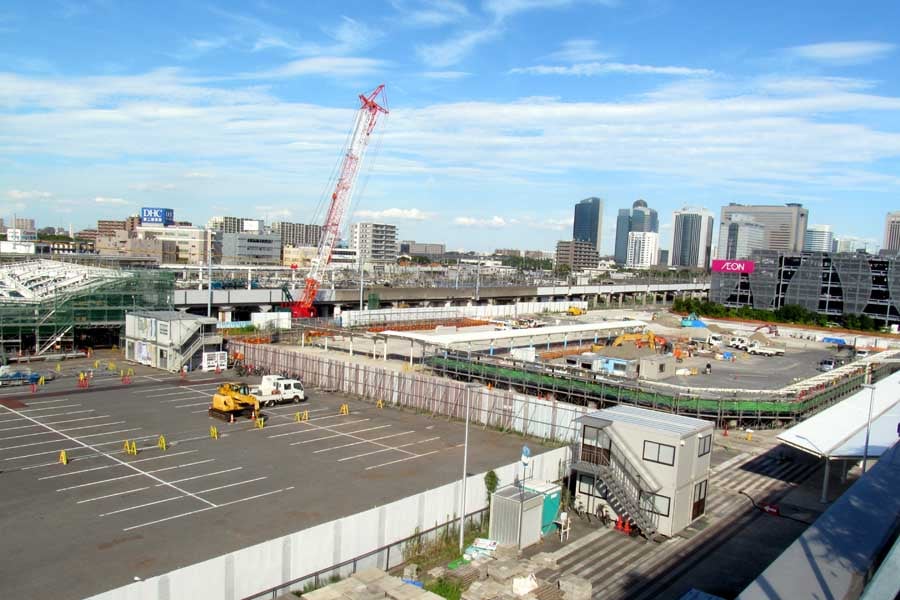 幕張豊砂駅の建設予定地（画像：深川孝行）