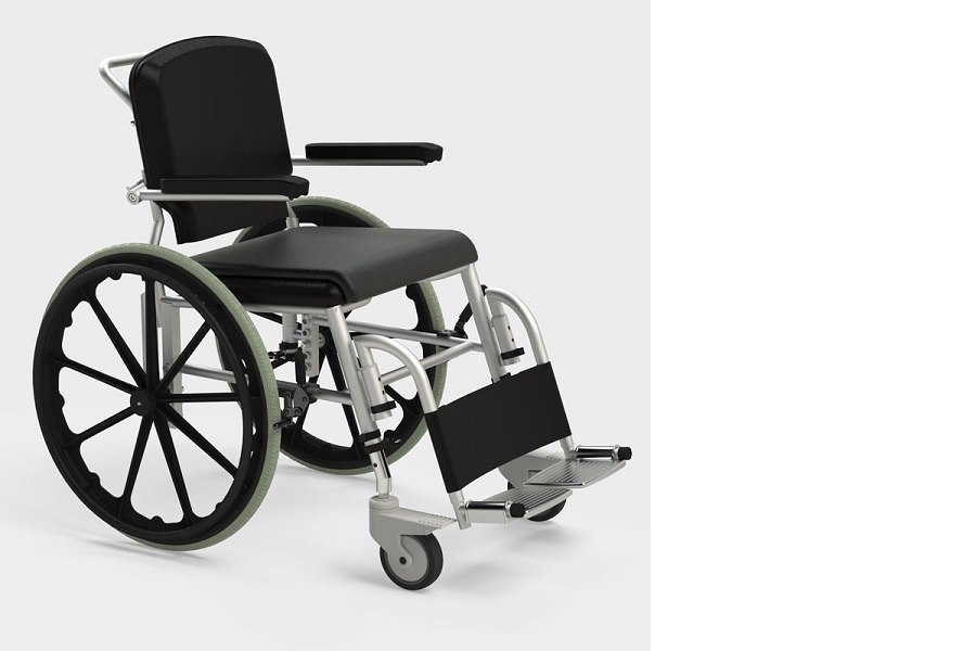 自分でトイレに行くことに特化した高機能車椅子（画像：丹波貿易）