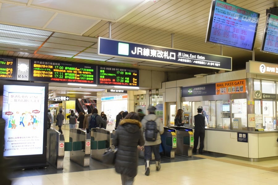 JR札幌駅の改札口（画像：写真AC）