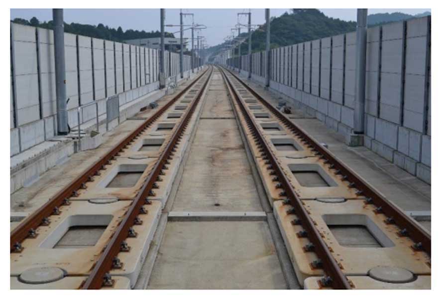 西九州新幹線の軌道構造（画像：JRTT 鉄道・運輸機構）
