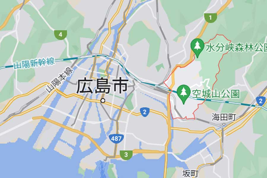広島県府中町（画像：(C)Google）