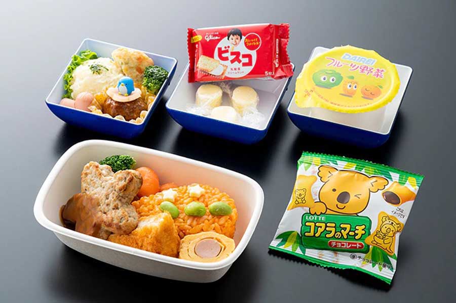 ANAの特別機内食。子ども向けの食事（画像：ANA）