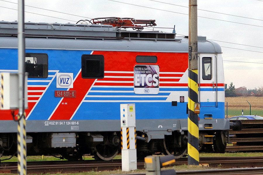 ヴェリム試験センターに所属するETCSの試験車両（画像：橋爪智之）