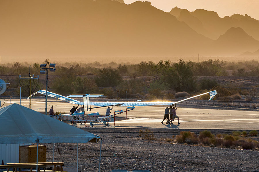 「ゼファー」離陸時（画像：エアバス）。