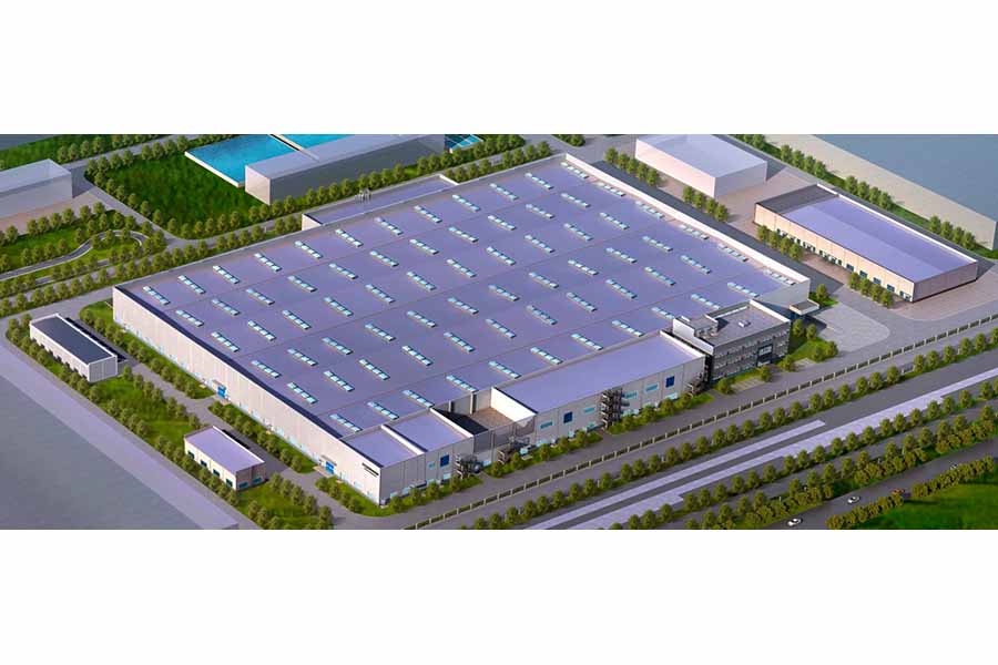 中国の安徽省合肥市に建設を計画している工場のイメージ（画像：フォルクスワーゲン）。