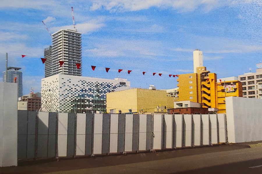 新札幌駅の北側は早くも建築ラッシュ（画像：合田一道）