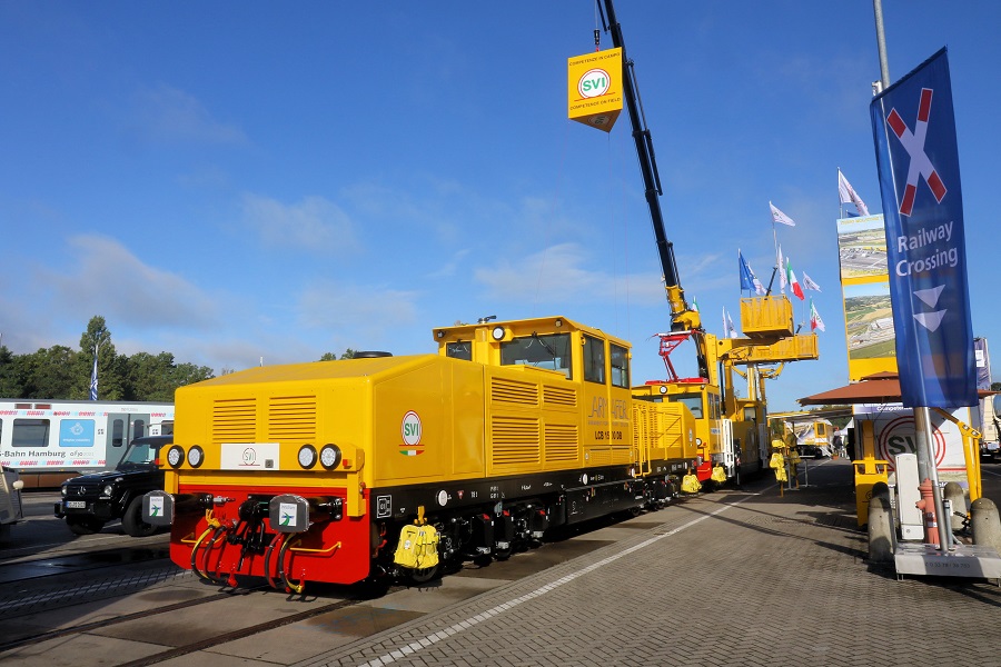 旅客用車両のみならず保線用車両の展示も行われる（画像：橋爪智之）