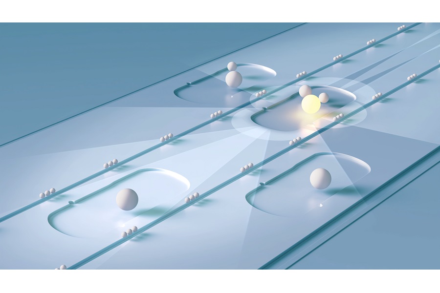 EX90に搭載される「超最新安全デバイス」のイメージ（画像：ボルボ）