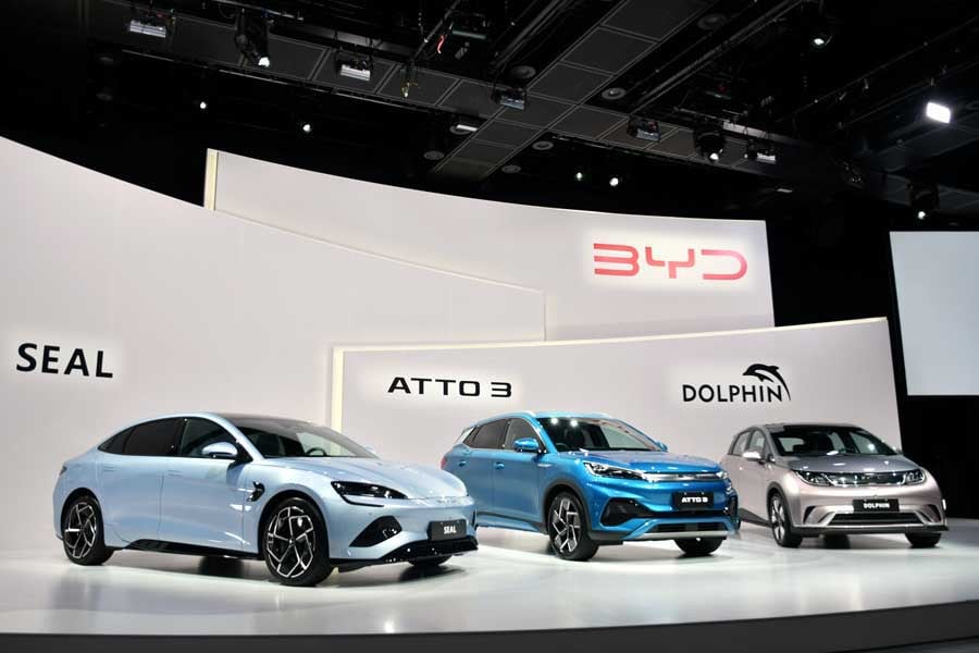 BYDのEV（画像：Merkmal編集部）