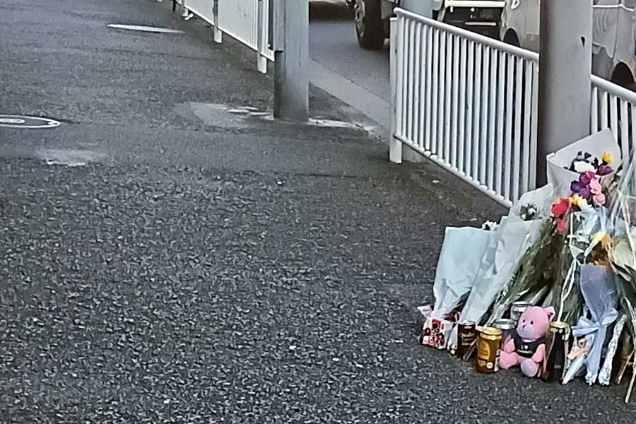 事故現場となった横浜市西区浅間町5丁目の様子（画像：日野百草）