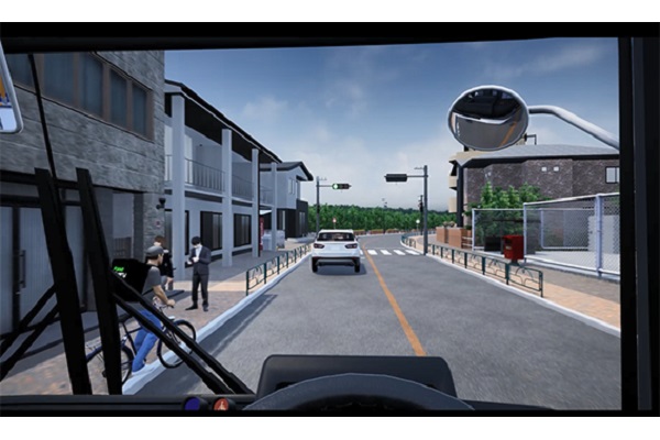 「交通安全講習用VR」のイメージ（画像：理経）